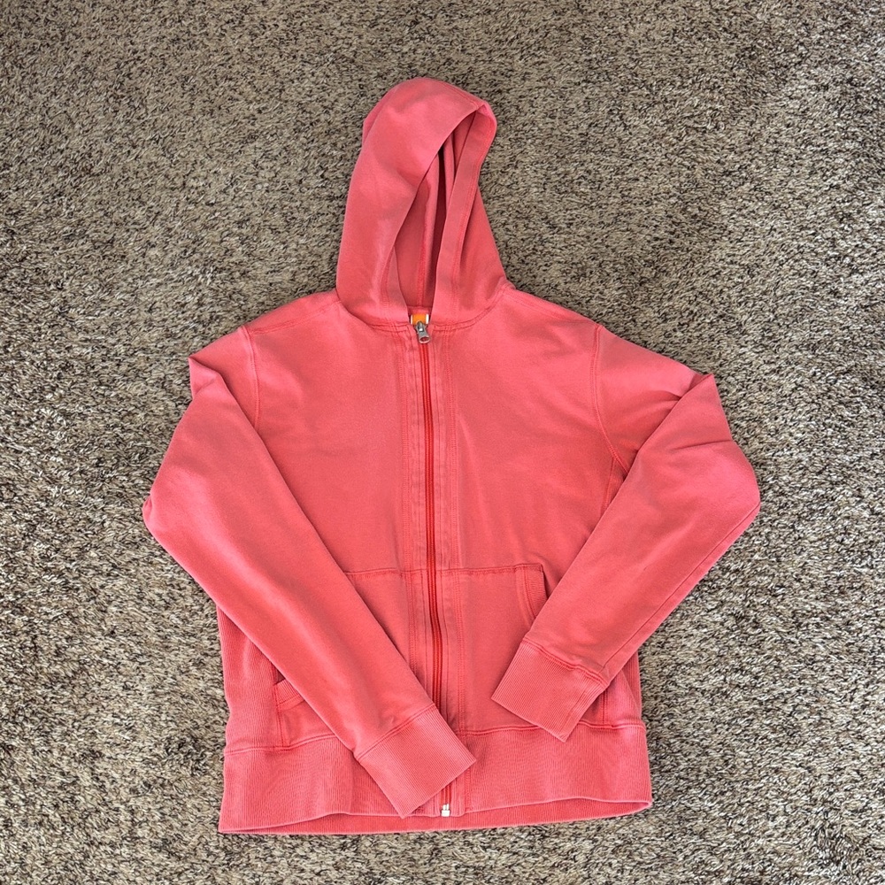 Lucy Coral Zip-Up